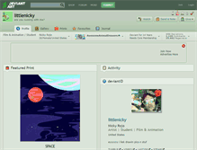 Tablet Screenshot of littlenicky.deviantart.com