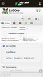 Mobile Screenshot of lin00ne.deviantart.com