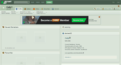 Desktop Screenshot of cody.deviantart.com