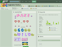 Tablet Screenshot of imagination-family.deviantart.com