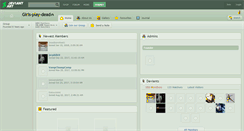 Desktop Screenshot of girls-play-dead.deviantart.com