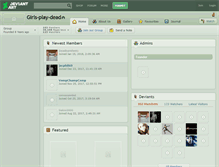 Tablet Screenshot of girls-play-dead.deviantart.com