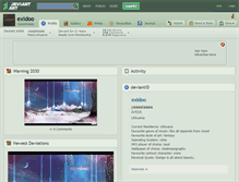 Tablet Screenshot of exidoo.deviantart.com