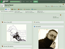 Tablet Screenshot of darrentaylor.deviantart.com