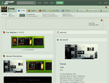 Tablet Screenshot of emrat.deviantart.com