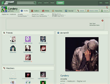 Tablet Screenshot of cyndery.deviantart.com
