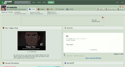 Desktop Screenshot of invisabella.deviantart.com