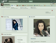 Tablet Screenshot of havenwic.deviantart.com