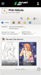 Mobile Screenshot of pink-nebula.deviantart.com