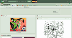 Desktop Screenshot of looneylion.deviantart.com