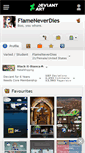 Mobile Screenshot of flameneverdies.deviantart.com