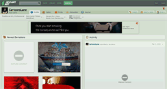 Desktop Screenshot of cartoonslane.deviantart.com
