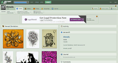 Desktop Screenshot of khmelic.deviantart.com