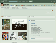 Tablet Screenshot of jfashner.deviantart.com