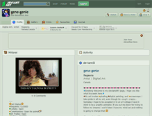 Tablet Screenshot of gene-genie.deviantart.com