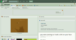 Desktop Screenshot of internaut.deviantart.com