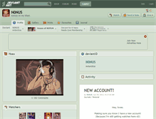 Tablet Screenshot of n0nus.deviantart.com