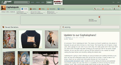 Desktop Screenshot of cephalopunk.deviantart.com