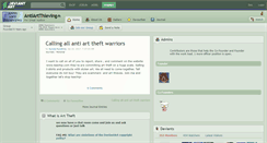 Desktop Screenshot of antiartthieving.deviantart.com