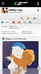 Mobile Screenshot of miiilky-way.deviantart.com