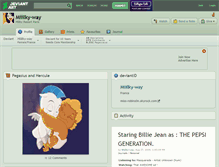 Tablet Screenshot of miiilky-way.deviantart.com