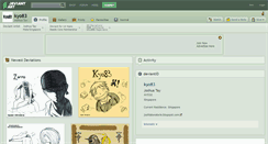Desktop Screenshot of kyo83.deviantart.com