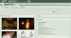 Desktop Screenshot of cyanandtrauclub.deviantart.com