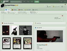 Tablet Screenshot of nuclearwinter.deviantart.com