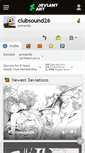 Mobile Screenshot of clubsound26.deviantart.com
