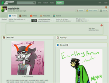 Tablet Screenshot of marial444.deviantart.com