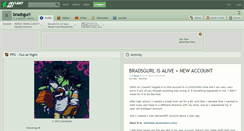Desktop Screenshot of bradsgurl.deviantart.com