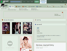 Tablet Screenshot of doli.deviantart.com