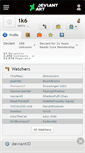 Mobile Screenshot of 1k6.deviantart.com