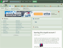 Tablet Screenshot of 1k6.deviantart.com