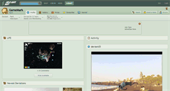 Desktop Screenshot of gamemark.deviantart.com