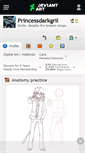 Mobile Screenshot of princessdarkgril.deviantart.com
