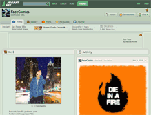 Tablet Screenshot of facecomics.deviantart.com