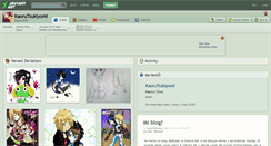 Desktop Screenshot of kaorutsukiyomi.deviantart.com
