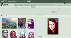 Desktop Screenshot of elyonka.deviantart.com