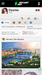 Mobile Screenshot of elyonka.deviantart.com