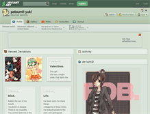 Tablet Screenshot of patsumii-yuki.deviantart.com