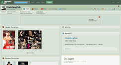 Desktop Screenshot of chaingangclub.deviantart.com