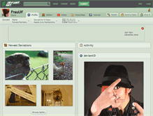 Tablet Screenshot of frauulf.deviantart.com