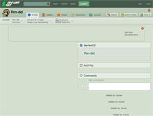 Tablet Screenshot of pen-del.deviantart.com