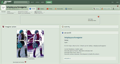 Desktop Screenshot of letsplayyourlovegame.deviantart.com