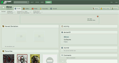 Desktop Screenshot of khron.deviantart.com