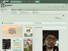 Tablet Screenshot of apaadanya.deviantart.com