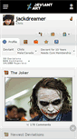 Mobile Screenshot of jackdreamer.deviantart.com