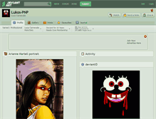 Tablet Screenshot of lukos-pnp.deviantart.com