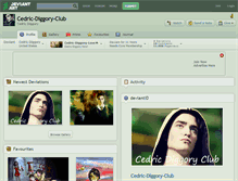 Tablet Screenshot of cedric-diggory-club.deviantart.com